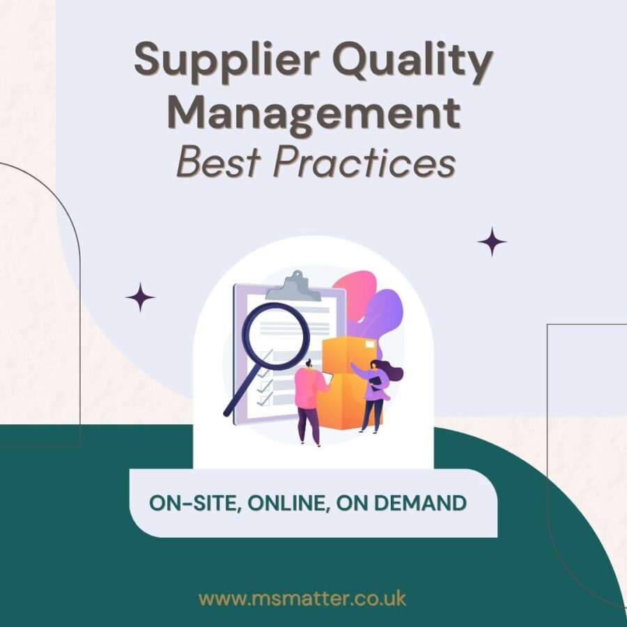 All You Need To Know About Supplier Quality Management