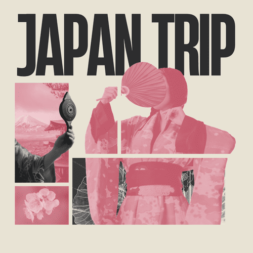 Pink Black Bold Modern Travel Vlog Instagram Post (1)